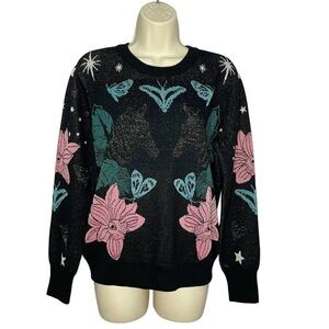 NEW 525 America sweater xs sparkle horses
